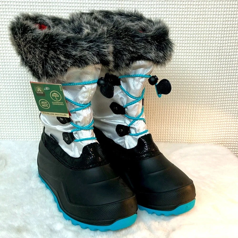 Kamik girls Powdery winter/waterproof boots - Picture 1 of 11